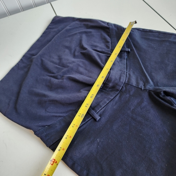 H&M Mama Maternity Black Dressy Capri Cropped Pants Super Cute Cotton Blend Sz 8 - Picture 5 of 10